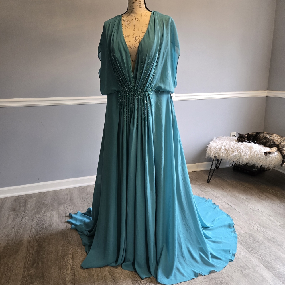 Elegant Blue Evening Gown